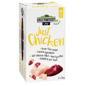 6x85g Just Chicken kanafilee Greenwoods Joy kissanruoka