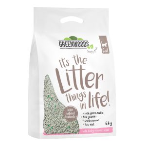 6 kg Greenwoods paakkuuntuva luonnonsavihiekka