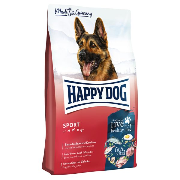 - 2 x 14 kg Happy Dog Supreme Fit & Vital Sport