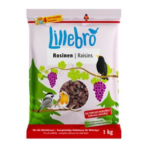 1kg Lillebro-rusinat luonnonlinnuille