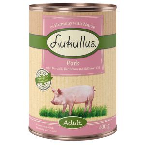 6x400g Adult sika Lukullus-koiranruoka