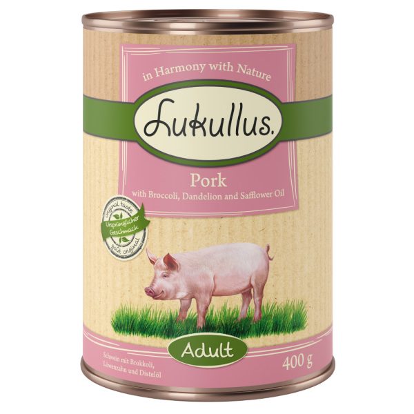 6x400g Adult sika Lukullus-koiranruoka