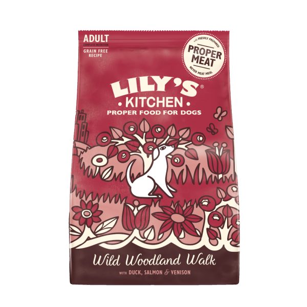 2,5 kg Lily's Kitchen Adult ankka, lohi & riista koirien kuivaruoka