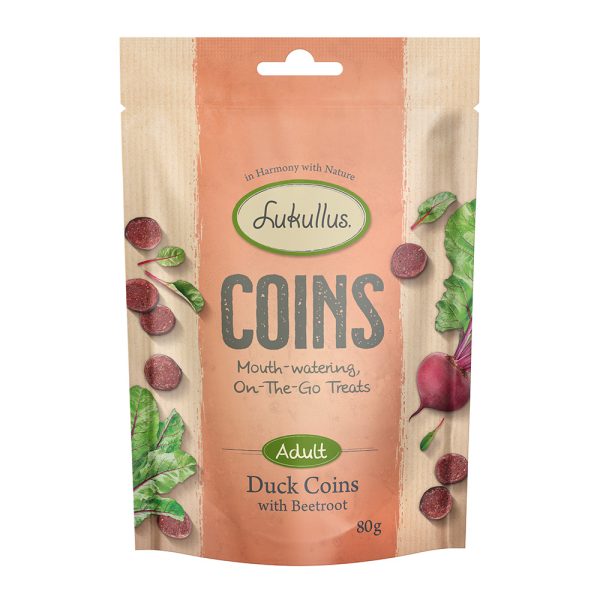 80g Coins ankka Lukullus koiranherkku