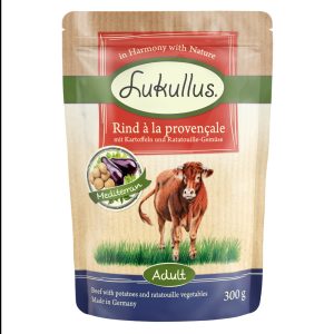 Lukullus Adult Pouches nauta à la Provençale koiranruoka