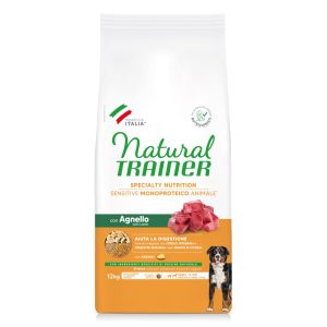 12kg Sensitive No Gluten Adult Medium/Maxi with Lamb Trainer Natural Kuivamuona koiranruoka