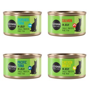 24x400g boniitti hyytelössä Cosma Original kissanruoka