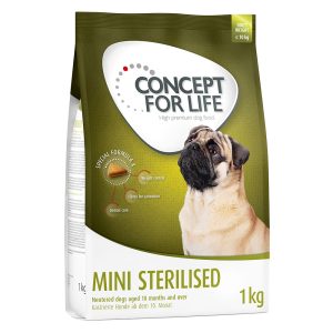 4kg Mini Sterilised Concept for Life -koiranruoka