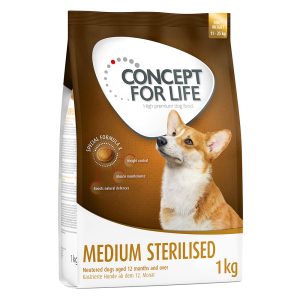 4kg Medium Sterilised Concept for Life -koiranruoka