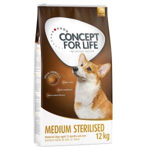 12kg Medium Sterilised Concept for Life -koiranruoka