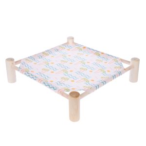 TIAKI Island Life -kissanpeti 50x50x13cm kissa