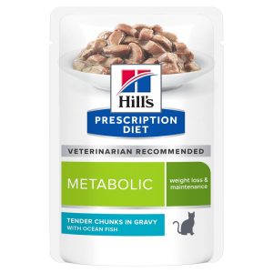 48x85g Metabolic merikala Hill’s Prescription Diet kissan märkäruoka