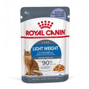 96x85g Light Weight Care hyytelössä Royal Canin kissan märkäruoka
