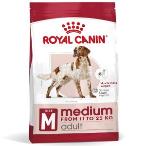 10kg Royal Canin Medium Adult siipikarja, naudanliha ja sianliha koiran kuivaruoka