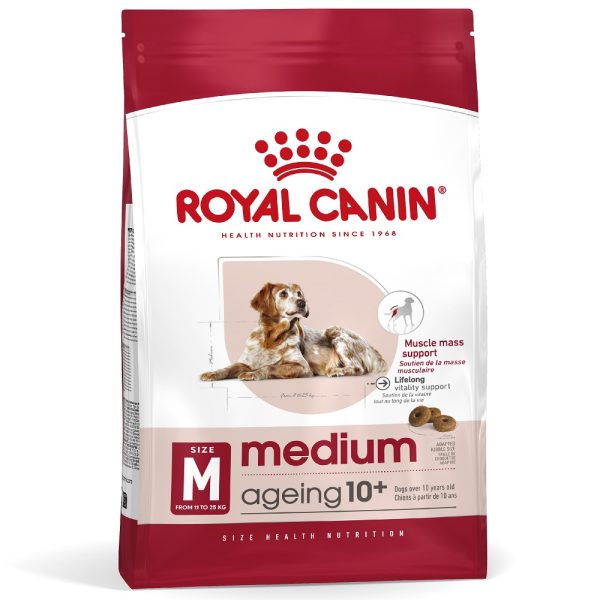 15kg Royal Canin Medium Ageing 10+ koiran kuivaruoka