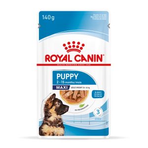 10 x 140g Maxi Puppy in Gravy Royal Canin koiranruoka