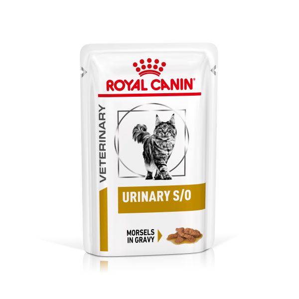 12x85g Feline Urinary S/O paloja kastikkeessa Royal Canin Veterinary Diet Kissanruoka