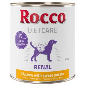 12x800g Diet Care Renal kana ja bataatti Rocco koiran märkäruoka