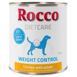 12x800g Diet Care Weight Control kana & peruna Rocco koiran märkäruoka