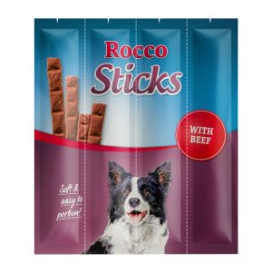 12 kpl Sticks nauta Rocco koiranherkut