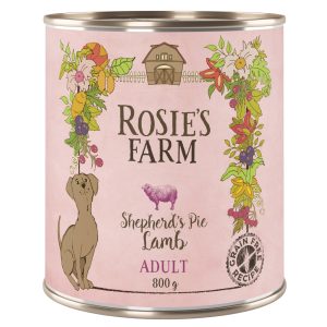6x800g  Adult lammas Rosie's Farm koiranruoka