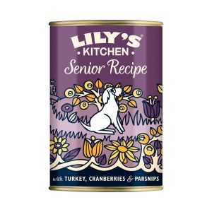 säästöpakkaus: 12x400g Lily's Kitchen Senior kalkkuna koiran märkäruoka