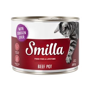 6x200g nauta kananmaksalla Smilla Kissanruoka