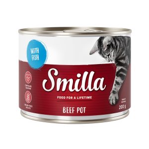 6x200g nauta kalalla Smilla Kissanruoka