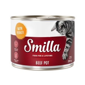 6x200g nauta kalkkunalla Smilla Kissanruoka