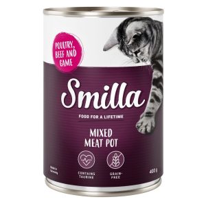 6x400g lihapata+siipikarja/nauta/riista Smilla kissalle