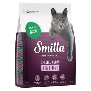 8kg Adult Sensitive Grain Free ankka Smilla-kissanruoka
