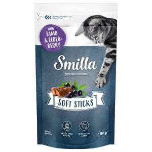 50g Soft Sticks lammas & seljanmarja Smilla kissanherkut