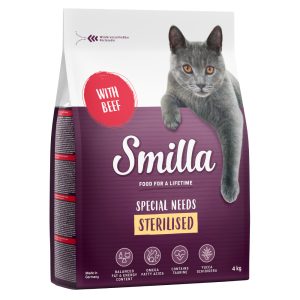 4kg Adult Sterilised nauta Smilla kissan kuivaruoka