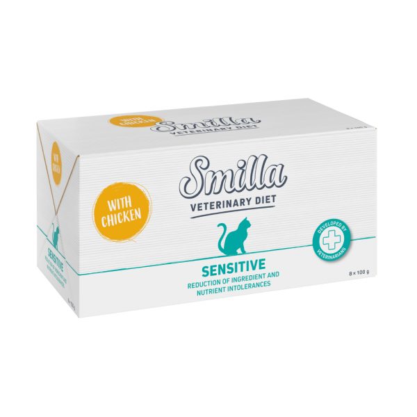 24x100g Veterinary Diet Sensitive Smilla kissan märkäruoka