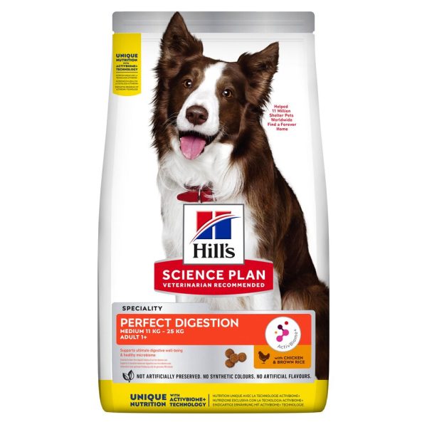 2,5kg Adult Perfect Digestion Medium Breed Hill's Science Plan koiranruoka