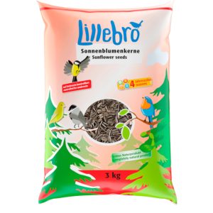 3kg auringonkukansiemenet, kuorittu Lillebro linnuille