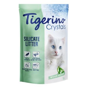 Tigerino Crystals kissanhiekka Aloe Vera 6x5l