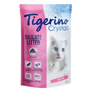 3x5l Crystals Fun värikäs kissanhiekka vaaleanpunainen, Tigerino