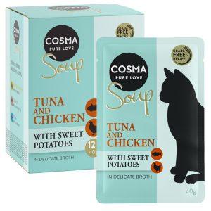12x40g Soup tonnikala, kanafile & bataatti Cosma Kissanruoka