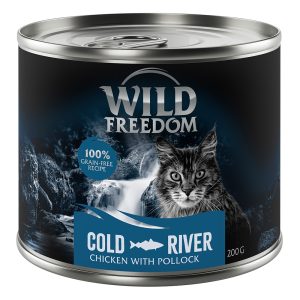12x200g Adult Cold River seiti & kana Wild Freedom Kissanruoka