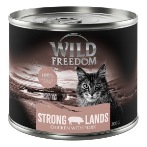 12x200g Strong Lands - sika & kana Wild Freedom Adult kissanruoka