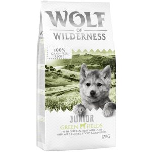 12kg Little Wolf of Wilderness Junior Green Fields lammas koiranruoka