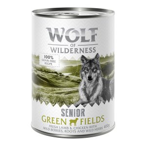 Wolf of Wilderness Senior Green Fields lammas & kana koiranruoka