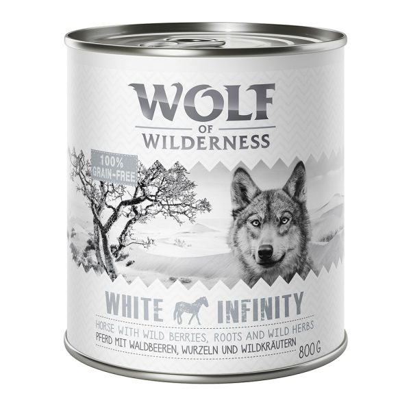 Wolf of Wilderness White Infinity hevonen koiranruoka