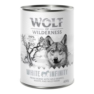 Wolf of Wilderness White Infinity  hevonen koiranruoka