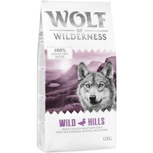 12kg Adult "Wild Hills" ankka Wolf of Wilderness koiranruoka