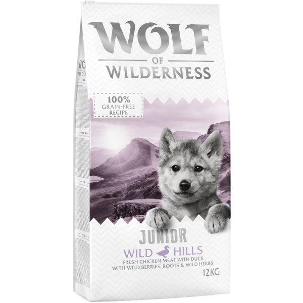 12kg Little Wolf of Wilderness Junior Wild Hills ankka koiranruoka