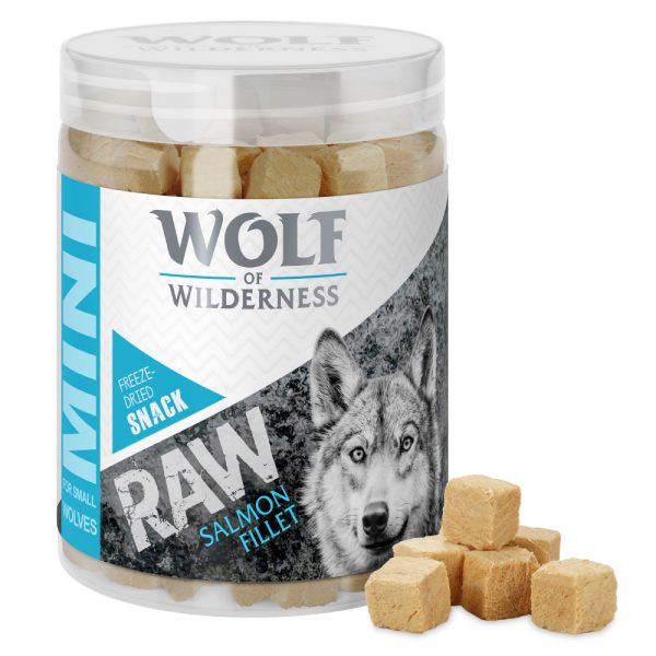 Wolf of Wilderness Mini RAW herkut kylmäkuivattu lohifile 50 g